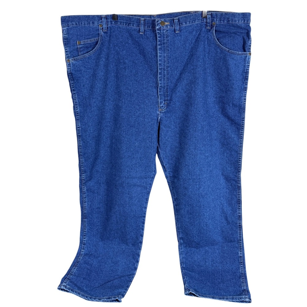 Wrangler Rugged Wear Jeans Mens 54x32‎ Blue Flex Denim Stretch Relaxed NWT